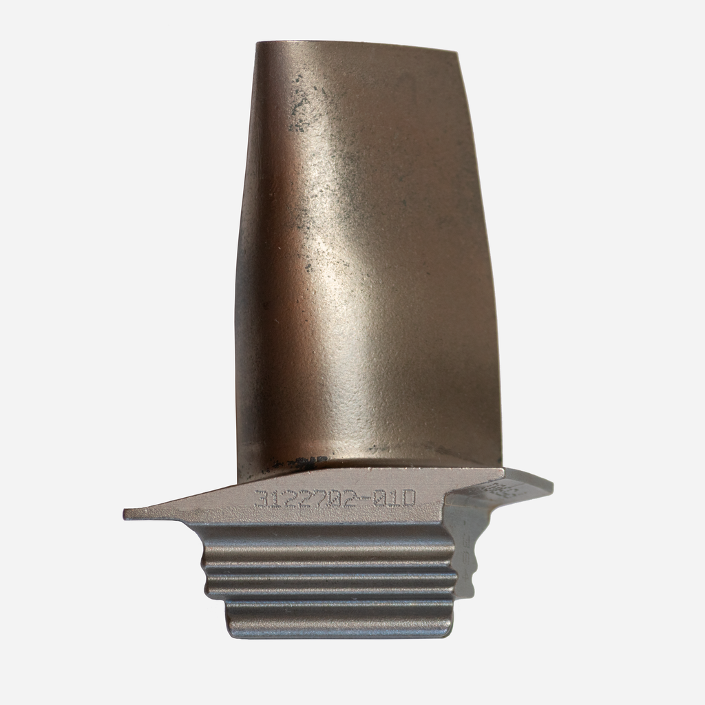 Seventh-stage compressor engine blade of the F-18 Hornet