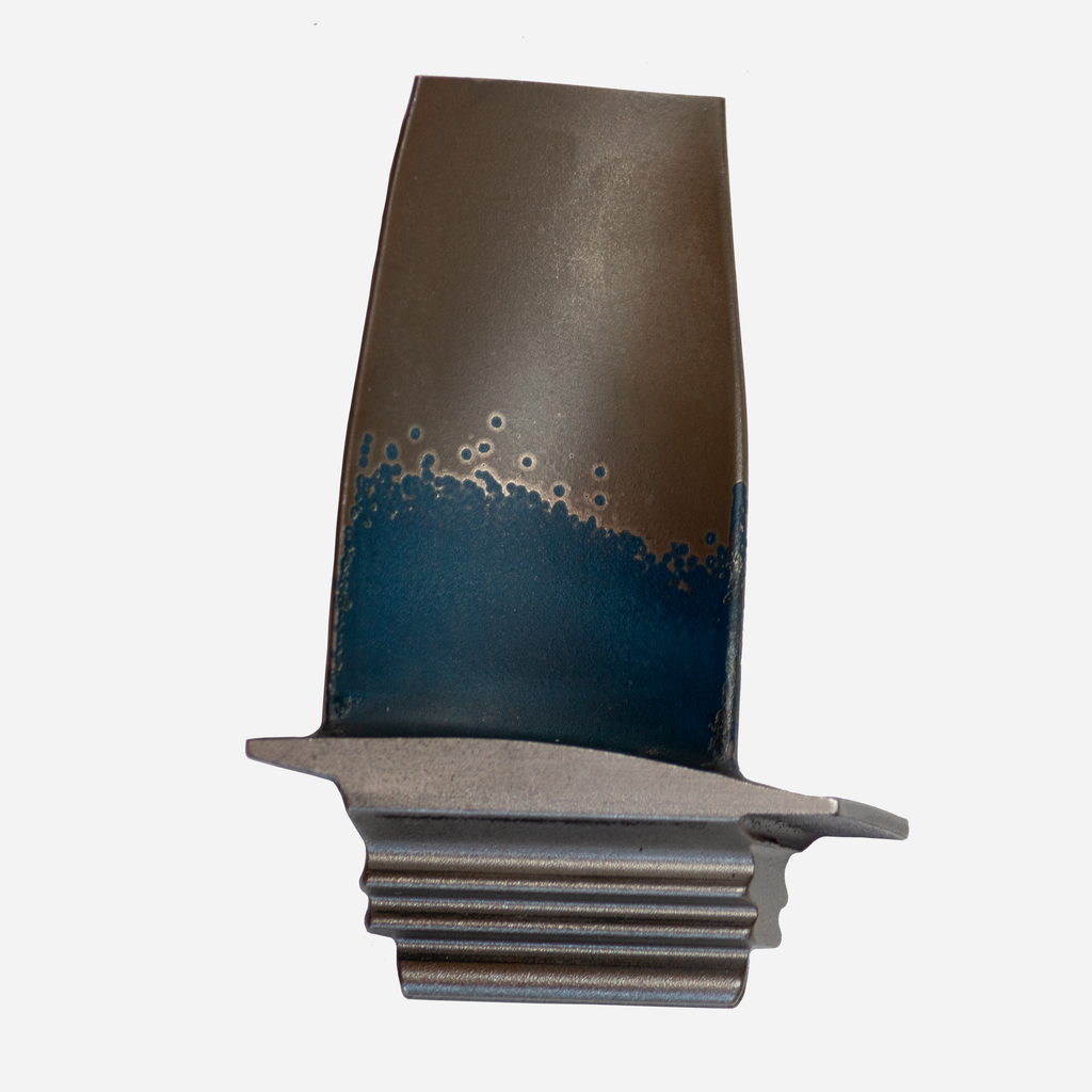 Seventh-stage compressor engine blade of the F-18 Hornet