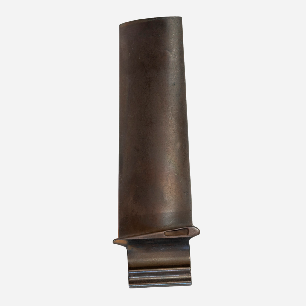 Fourth-stage compressor engine blade of the F-18 Hornet