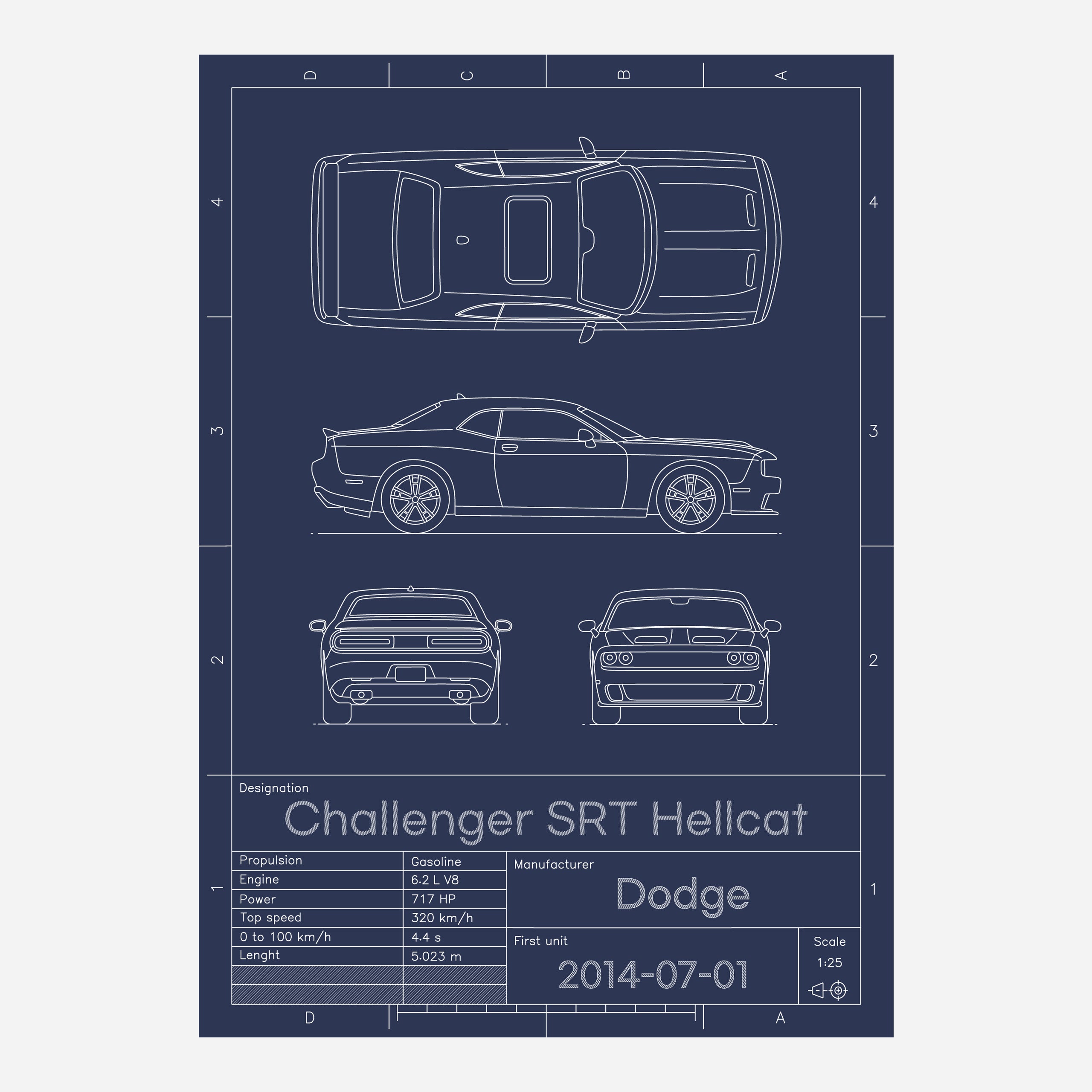 Dodge Challenger SRT Hellcat