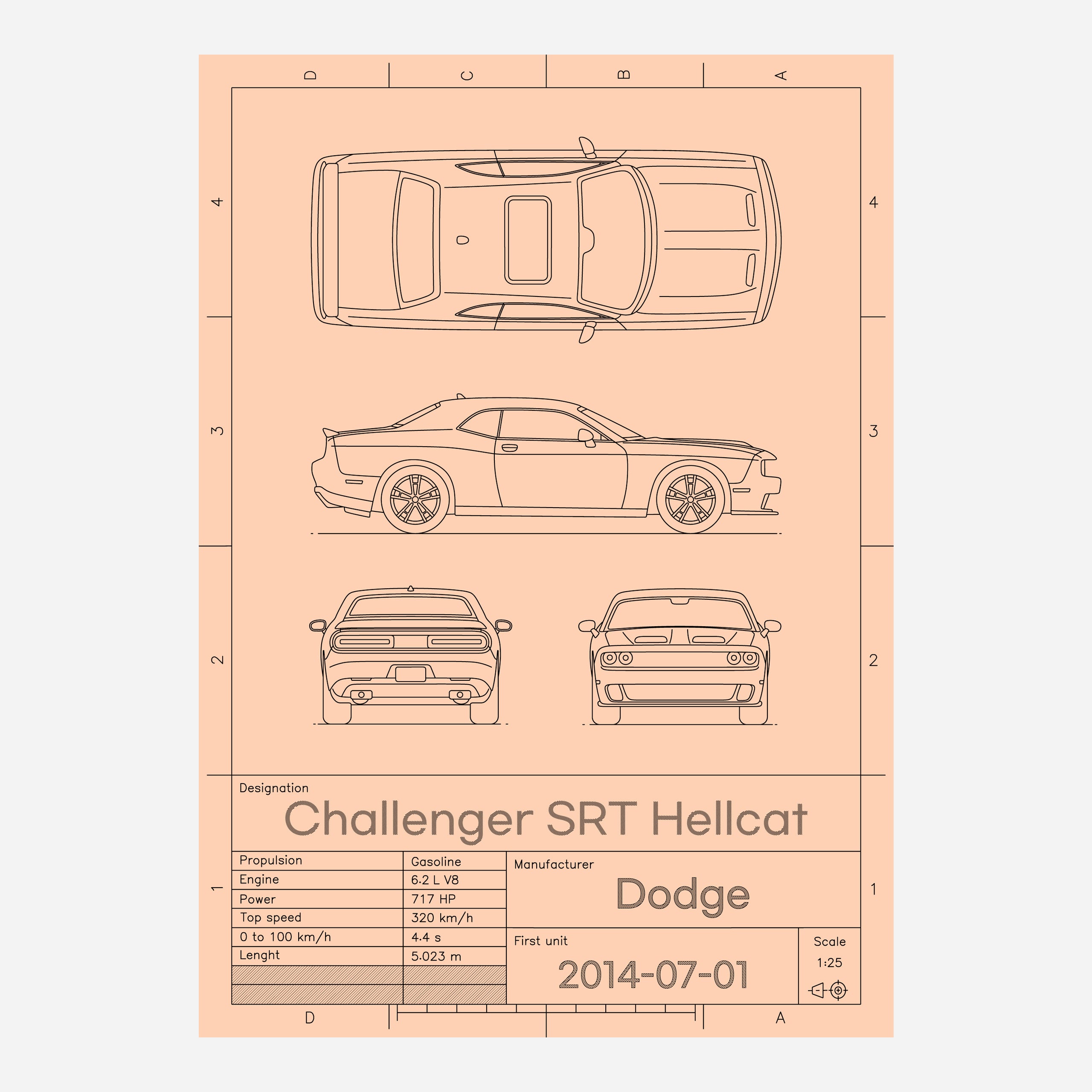 Dodge Challenger SRT Hellcat